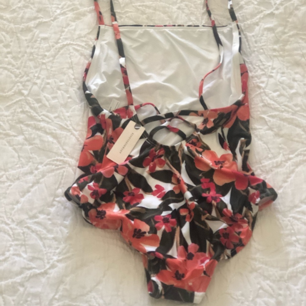 HP! Anthropologie Floral One Piece Swimsuit - Picture 5 of 7